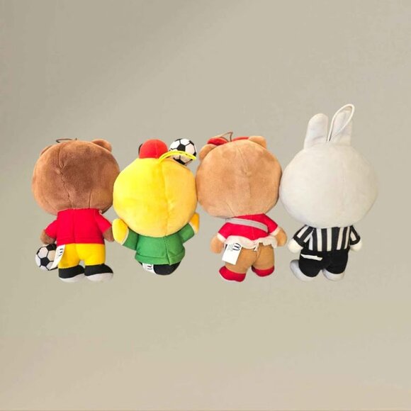 2018 McDonald LINE Friends SOCCER LEAGUE 6" Plush Set - Picture 2 of 8
